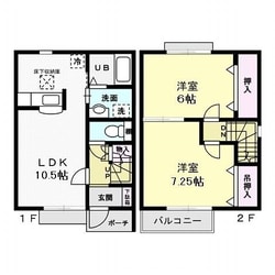 プレジール　Ｂの物件間取画像